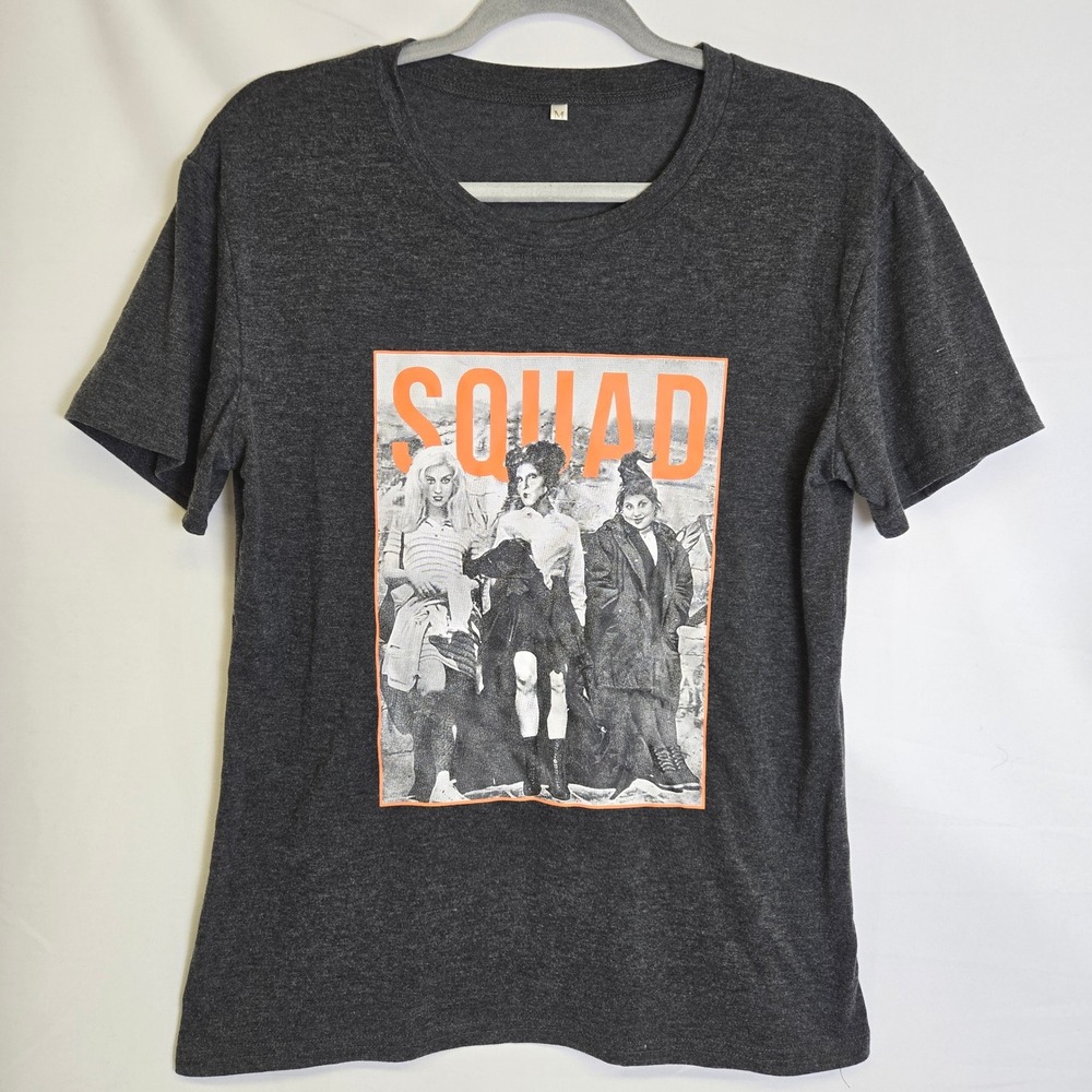 Hocus Pocus Sanderson Sisters Squad Graphic Tee T-shirt Gray Medium